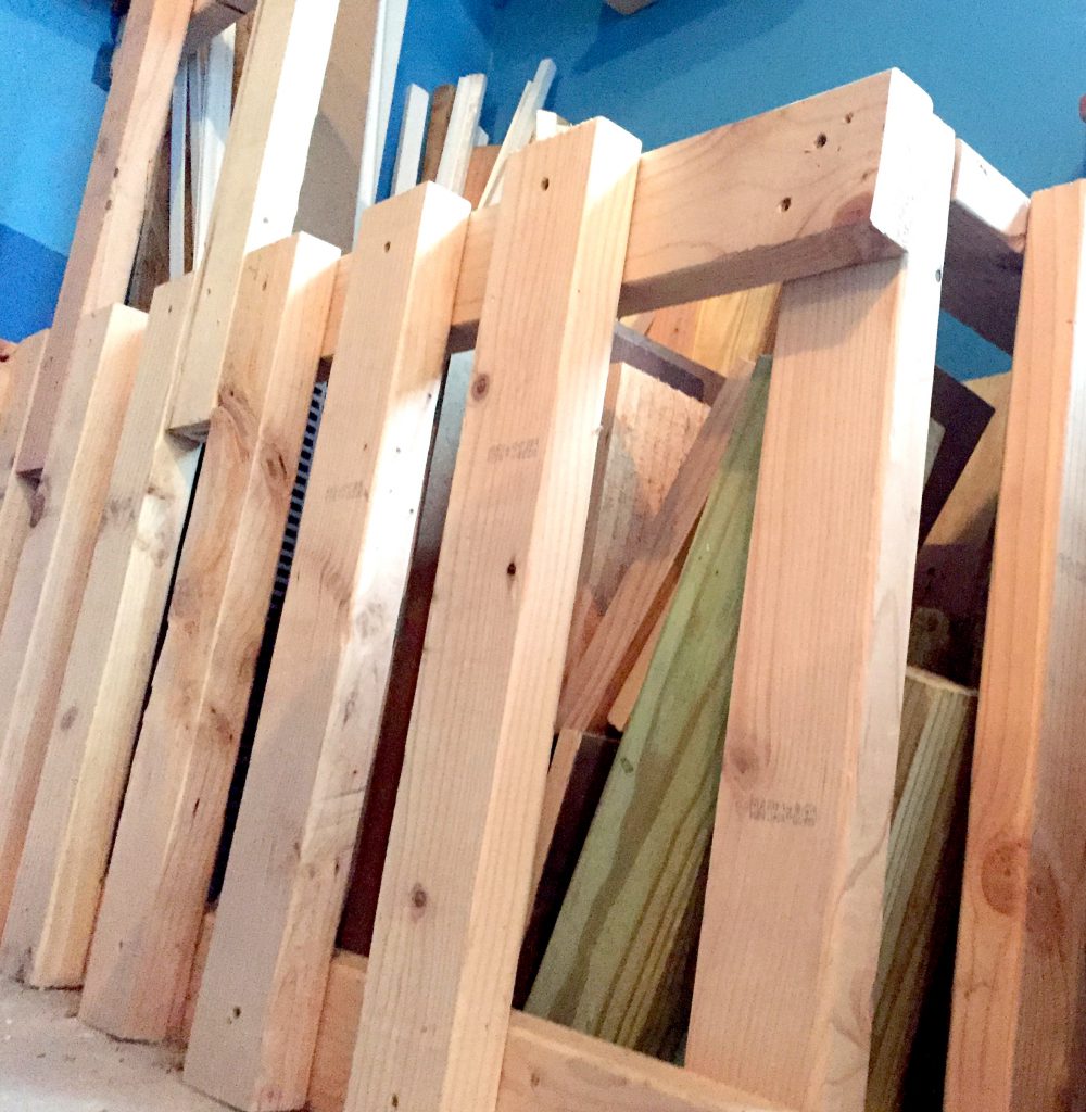 How to Build a Scrap Wood Storage Bin - Easy Garage Organization Tips